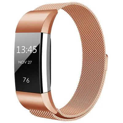 £5.45 • Buy Milan Metal Bracelet Wristband Watch Replacement Strap For Fitbit Charge 5/3/4/2