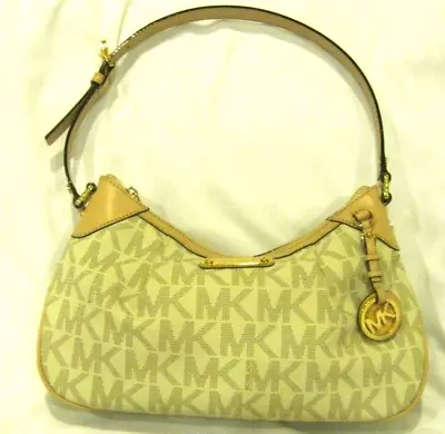 Michael Kors Graystone Vanilla Satchel Purse Pocket Book Handbag-Brand New! • $249.99