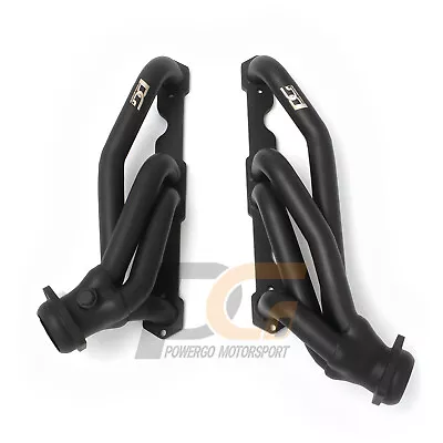 Shorty Headers Black Paint For Chevy GMC 88-95 C1500 K1500 305 350 5.0L 5.7L V8 • $159.99