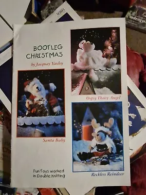 Bootleg Christmas Festive Toys By Jacquay Yaxley Sirdar DK Toy Knitting Patterns • £5