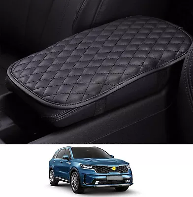 PU Leather Cushion Mat Car Accessories Armrest Cover Pad Center Console Box • $8.99