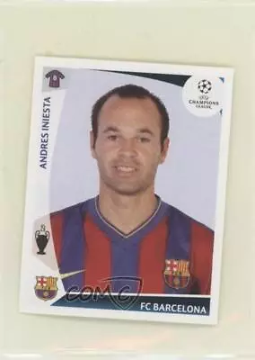 2009-10 Panini UEFA Champions League Official Sticker Collection Andres Iniesta • $9.44