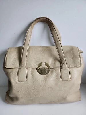 $34 • Buy Oroton Pebbled Leather Triple Section Tote Bag