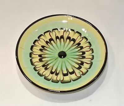 Vintage HERMAN KAHLER Danish Modern Pottery Dish 4 3/8 Inches Mid-Century • $30.95