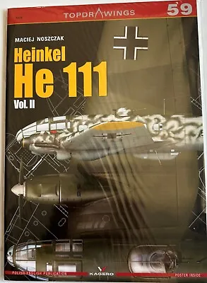 Kagero 7059 Heinkel He 111 Vol. II By Maciej Noszczak Top Drawings • $18