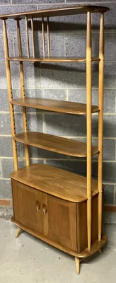 £1875 • Buy Superb Retro Tall  Ercol  Giraffe Room Divider Bookcase Stand Very Clean  