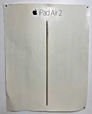 Vintage Apple Computer “iPad Air 2” Poster 22” X 28” With Apple Logo • $24.99