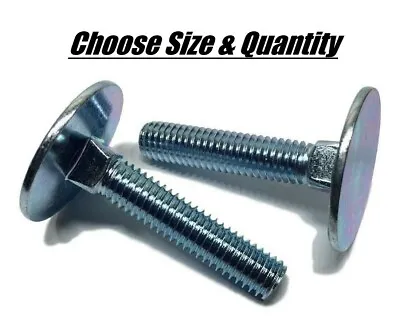 $13.68 • Buy (All Sizes & Qty's) Elevator Bolts Zinc Plated 1/4-20 5/16-18 3/8-16 Leveling