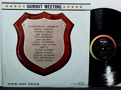 Summit Meeting LP VEE-JAY LP MONO DG 1961 LEE MORGAN WYNTON KELLY WAYNE SHORTER • $25