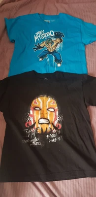 £30 • Buy Wwe T Shirt Boys 2 Wwe  Wwf Boys T Shirts Rey Mysterio & Jeff Hardy Size Youth L