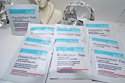 M-61 PowerGlow Peel 1-Minute 1 Step Exfoliating Facial Peel- 10-packs • $17.99