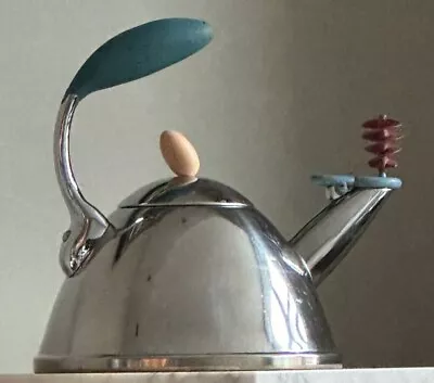 Michael Graves Spinning Whistle Tea Pot 18-10 Stainless Steel Made In Taiwan • $24