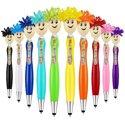 10 Pcs Cute And Creative Touch Screen Ballpoint Pen With Duster Doll Head  • $12.99