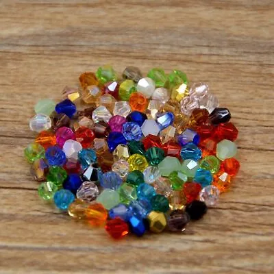 $1.48 • Buy 200pcs 2mm Glass Crystal Bicone Beads Loose Beads DIY Jewelry Make #5301 SJ-252