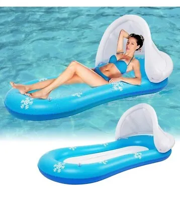 Pool Inflatable Floats Water Hammock Adults Floating Lilo Pool Holiday • £10.50