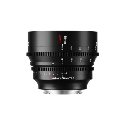 $592.90 • Buy 7Artisans Cine Lens  Full Frame 50mm T2.0 For Sony E A7II A7R3 A7S A9 A7C A1 A7R