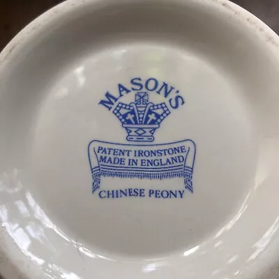 Masons Patent Ironstone China Vista England • $42