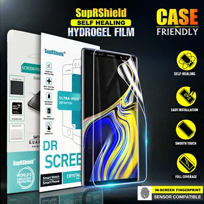 Samsung Galaxy S8 S9 S10 Plus SupRShield Hydrogel Full Coverage Screen Protector • $8.95