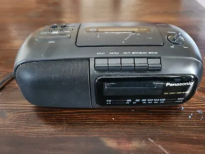 Panasonic RC-X160 Clock Radio AM/FM Cassette Digital VINTAGE • $10