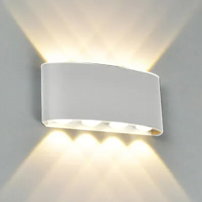 £5.99 • Buy Wall Light Indoor LED Up & Down Wall Lamp Aluminium Modern Sconce Wall  Light UK