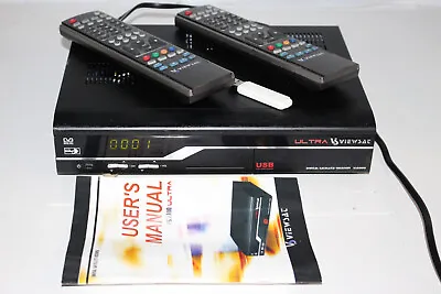 Ultra VS Viewsat Digital Satellite Receiver VS2000 With USB Flash Remotes Manual • $62.99