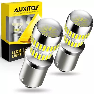 LED 6000K Bulbs 1156 BA15S 54-SMD Brake/Turn/Tail/Reverse Light White Bright EON • $14.99