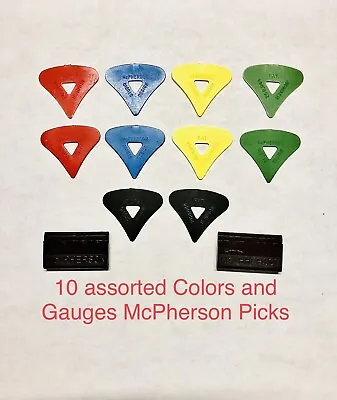 McPherson 1980's Vintage Patented Guitar Pick PICKS 10 Pick Set With 2-Graphites • $21.90