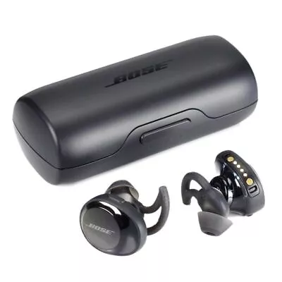 Bose SOUNDSPORT FREE WIRELESS Headphones Black Bluetooth Earbuds(In-ear) • $72