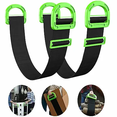 $16.59 • Buy Lifting & Moving Strap Furniture Carrying Belt Heavy Moving Rope W/Bulky Handle