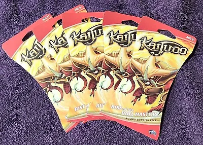 Ten Kaijudo Rise Of The Duel Masters Sleeved 9-Card Boosters. 10 Packs Per Purch • $10.50