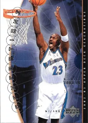 2001-02 Upper Deck Generations Michael Jordan • $8