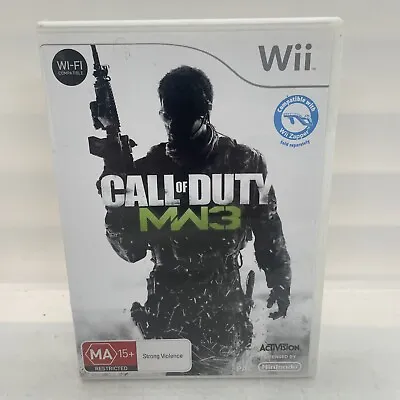 Call Of Duty Modern Warfare 3 - COD MW3 With Manual (Nintendo Wii) Free Post Au • $19.50