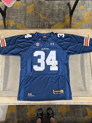 Bo Jackson Jersey NEW Mens Large Blue Auburn Tigers Raiders • $54