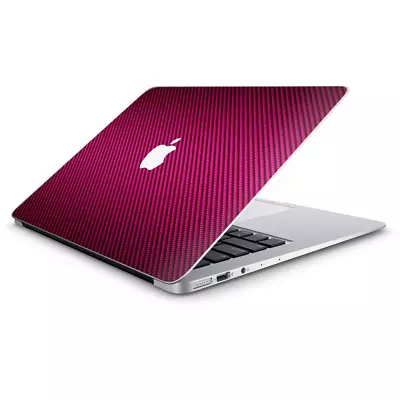 Skin Decal Wrap For Macbook Air 13 Inch 13  - Pinkblack Carbon Fiber Look • $14.98