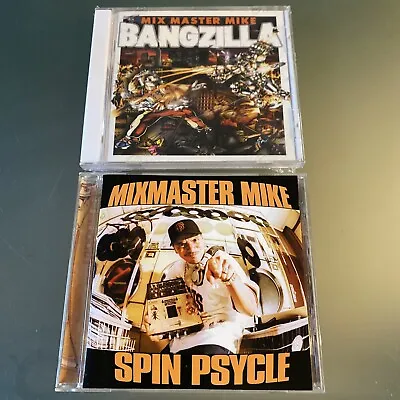 Mix Master Mike CD LOT OF 2: Bangzilla (SEALED) & Spin Psycle VG+ • $16.99