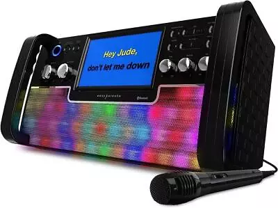 Easy Karaoke Bluetooth CD+G Karaoke Disco Party Machine With Light Effects • £89.72