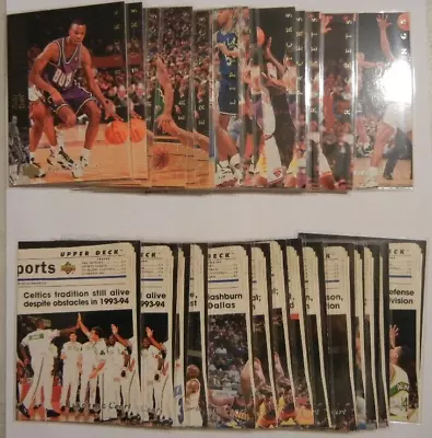 Ex-nm 1993-94 Ud Se Basketball Cards Electric Court Silver U Pick #s 2-98 • $2.50