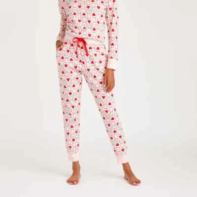$21.99 • Buy NWT VERA BRADLEY  JOGGER PAJAMA PANTS In Imperial Hearts Pink Size Medium 8-10