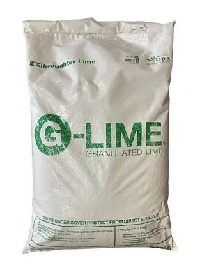 25KG Granulated Garden Lime For Lawns - Correct Soil PH - FAST ACTING • £24.50