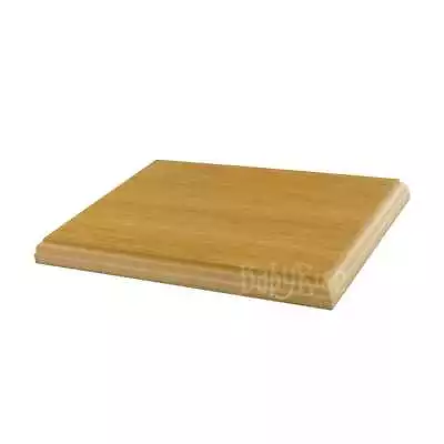 Oak Wood Veneer Display Plinth Base Blank Or Engraved Plaque 8x6 8x10 10x12 Size • £23.46