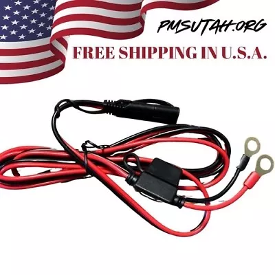 Motorcycle Battery Charger Cord Plug Tender Cable Quick Connect Extension 3'  • $12.95