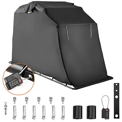 VEVOR Motorcycle Shelter Motorcycle Cover Waterproof Storage Cover Tent W/ Lock • $125.99