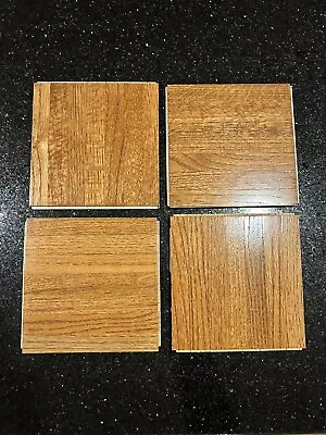 BRUCE Mellow OAK Parquet Floor: (4) 6 X6 X5/16  Dry Back Oak Tiles 1 SQFT NEW! • $15