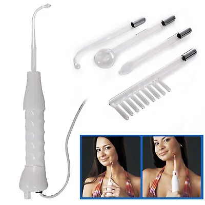 $36 • Buy High Frequency Electrode Wand Violet Ray Facial Skin Care Spot Acne Removal Tool
