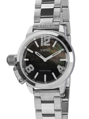 £1205.51 • Buy U-boat Classico Lady' Mother Of Pearl' Black Ref 8899 Unworn