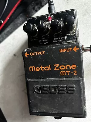 Boss Metal Zone Guitar Distortion (MT-2) • $18.50