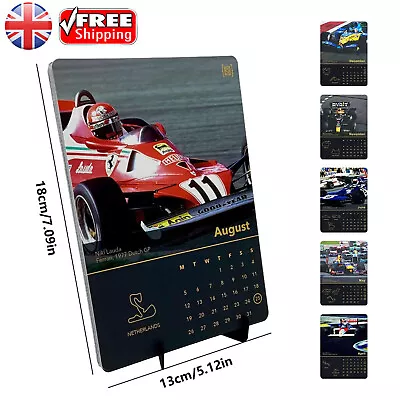 FORMULA ONE CALENDAR 2024 F1 Calendar With Race Car Images Desktop Calendar • £13.99