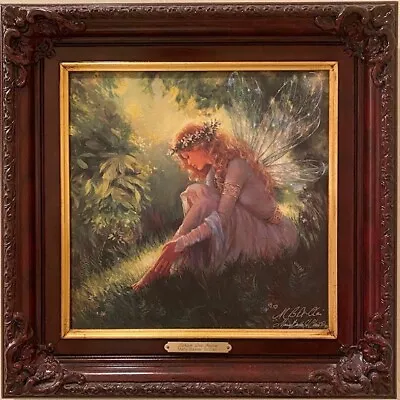 La Fleur Enchantee Pixie Painting Framed Signed By Mary Baxter St. Clair. Print  • $199.99