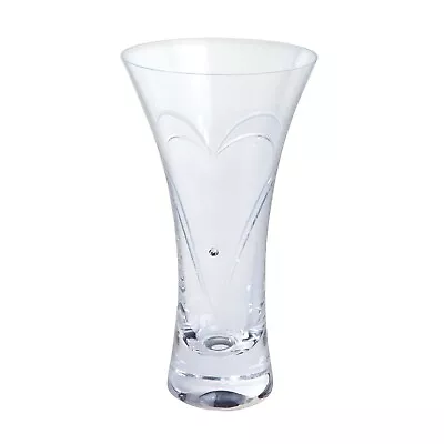 Dartington Crystal Glitz Romance Spray Vase - 18 Cm • £37.50