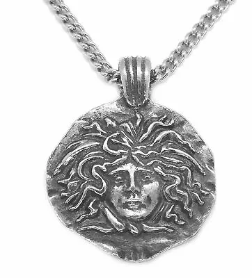 £5.80 • Buy Greek Roman Medusa Gorgon Protection Pendant Necklace Chain With Display Card